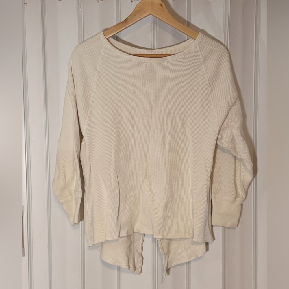 We The Free Cream Thermal Long-Sleeve Pullover